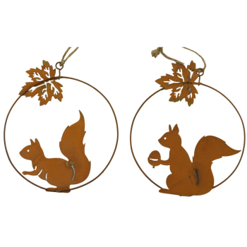 Eichhörnchen in Ring (2er Set)
